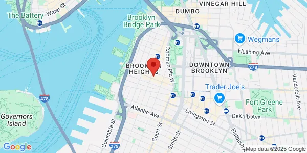 Map of 135 Montague St Brooklyn, NY 11201
