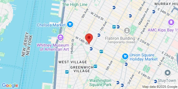 Map of 14 W 14th St New York, NY 10011