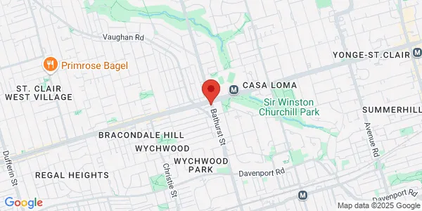 Map of 1466 Bathurst Street Toronto, ON M5R 3S3 Canada