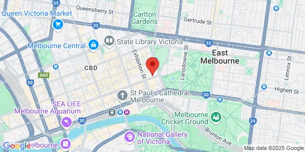 Map of 24 Collins St Melbourne Victoria 3000 Australia