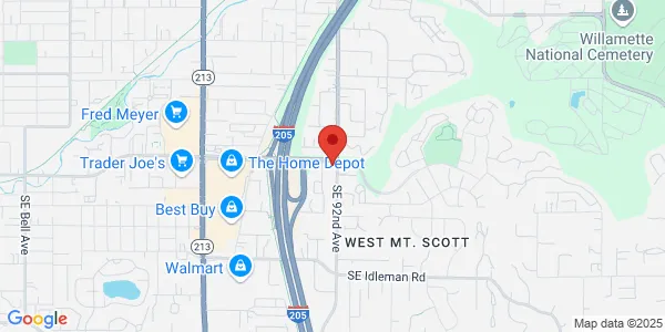 Map of 9200 SE 91st Ave Ste 330 Happy Valley, OR 97086