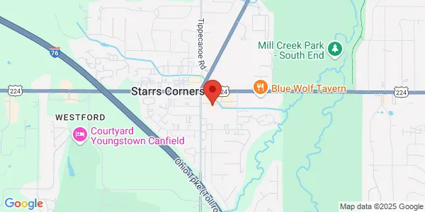 Map of 1449 Boardman Canfield Rd Ste 140 Boardman, OH 44512