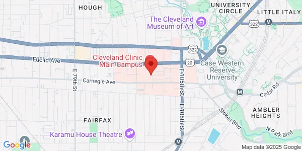 Map of 2050 E 96th St Bldg Q Cleveland, OH 44195