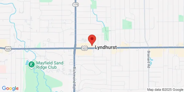 Map of 5195 Mayfield Rd Lyndhurst, OH 44124