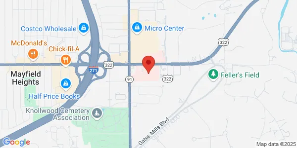 Map of 6780 Mayfield Rd Mayfield Heights, OH 44124