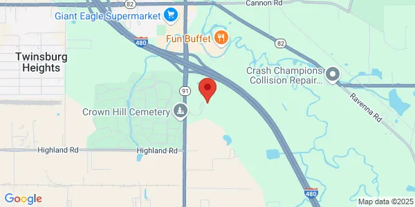 Map of 8701 Darrow Rd Twinsburg, OH 44087
