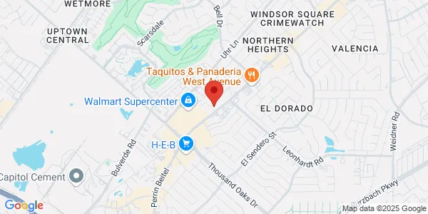 Map of 12521 Nacogdoches Rd Ste 101 San Antonio, TX 78217