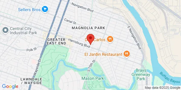 Map of 7323 Harrisburg Blvd Houston, TX 77011