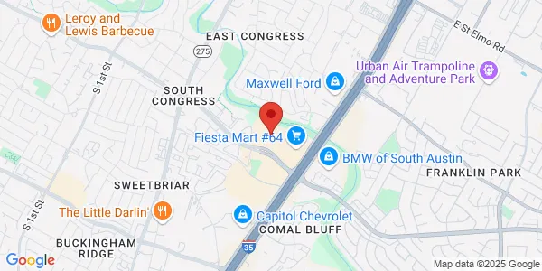 Map of 5510 S Ih 35 Frontage Rd Ste 260 Austin, TX 78745