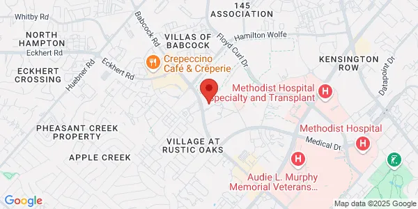 Map of 2829 Babcock Rd Ste 626 San Antonio, TX 78229