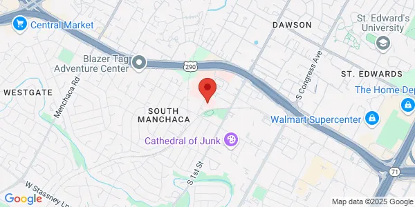 Map of 4315 James Casey St Ste C Austin, TX 78745