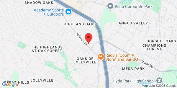 Map of 11673 Jollyville Rd Ste 106 Austin, TX 78681
