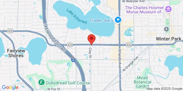 Map of 1788 W Fairbanks Ave Winter Park, FL 32789