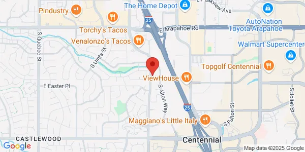 Map of 7030 S Yosemite Centennial, CO 80112
