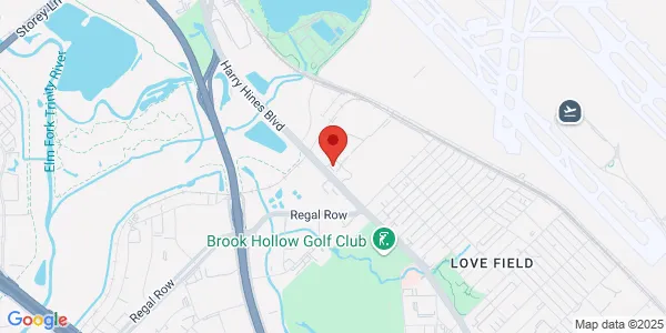Map of 2110 Research Row Ste 100 Dallas, TX 75235