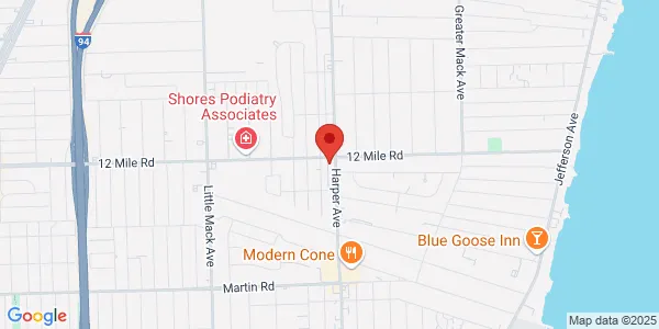Map of 29519 Harper Ave Saint Clair Shores, MI 48081