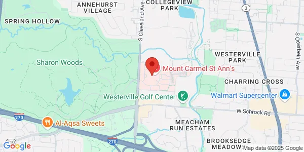 Map of 495 Cooper Rd Ste 125 Westerville, OH 43081