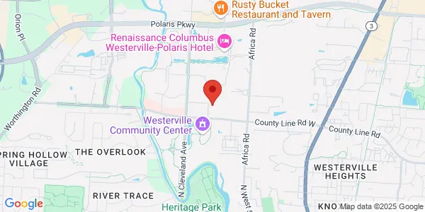 Map of 450 Alkyre Run Dr Ste 350 Westerville, OH 43082