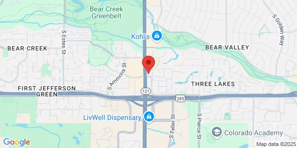 Map of 3280 S Wadsworth Blvd Lakewood, CO 80227