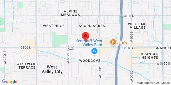 Map of 3460 S 4155 W West Valley City, UT 84120