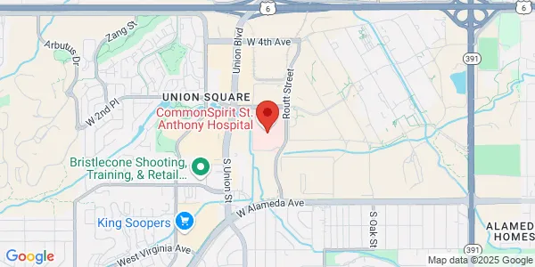 Map of 11600 W 2nd Pl Lakewood, CO 80228