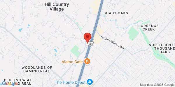 Map of 14811 San Pedro Ave Hill Country Campus San Antonio, TX 78232