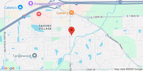 Map of 13121 Olio Rd Ste 300 Fishers, IN 46037