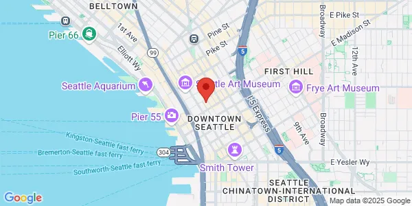 Map of 1111 Third Ave Ste 400 Seattle, WA 98101