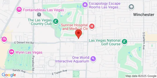 Map of 1090 E Desert Inn Rd Ste 200 Las Vegas, NV 89109