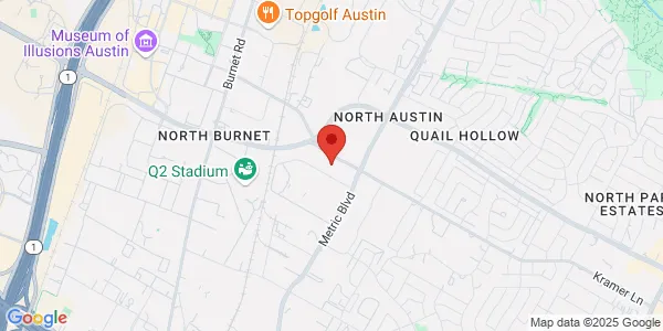 Map of 2115 Kramer Ln Ste 100 Austin, TX 78758