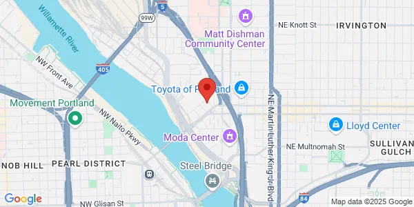 Map of 265 N Broadway Portland, OR 97227