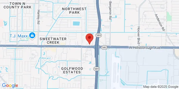 Map of 5411 Beaumont Center Blvd Ste 785 Tampa, FL 33634