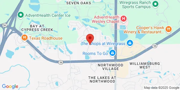 Map of 27454 Cashford Cir Wesley Chapel, FL 33544