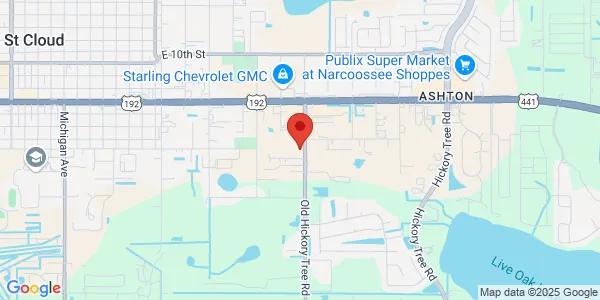 Map of 2090 Old Hickory Tree Rd Ste 107 St. Cloud, FL 34769