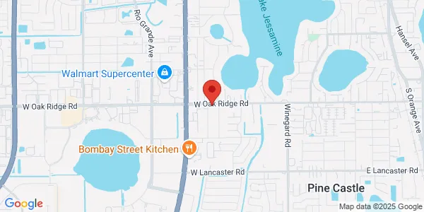 Map of 1018 W Oak Ridge Rd Orlando, FL 32809