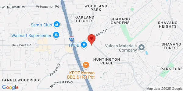 Map of 12651 Vance Jackson Rd Ste 114 San Antonio, TX 78230