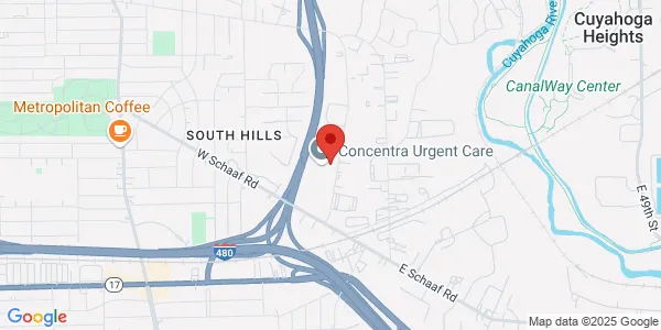 Map of 4660 Hinckly Indstrl Pkwy Cleveland, OH 44109