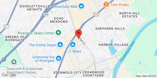 Map of 1719 Gallatin Pike N Nashville, TN 37115