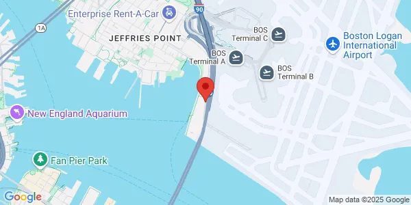 Map of One Harborside Dr Boston, MA 02128
