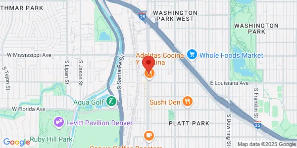 Map of 1214 S Broadway Denver, CO 80210