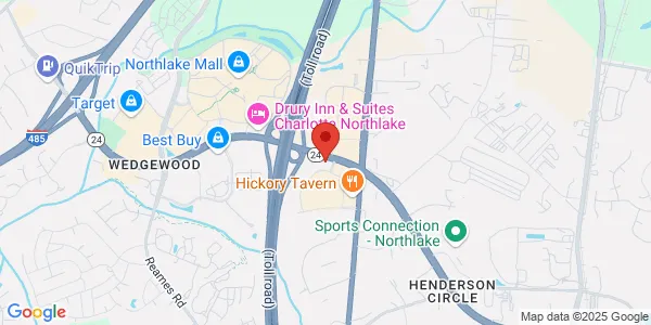 Map of 9200 Harris Corners Pkwy Ste K Charlotte, NC 28269