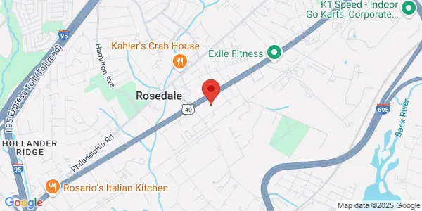 Map of 8101 Pulaski Hwy Rosedale, MD 21237