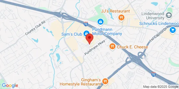 Map of 1551 Wall St Ste 100 Saint Charles, MO 63303