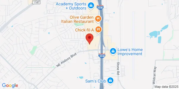 Map of 811 NE Alsbury Blvd Ste 800 Burleson, TX 76028