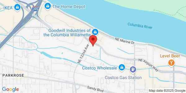 Map of 12518 NE Airport Way Ste 110 Portland, OR 97230