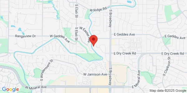 Map of 20 W Dry Creek Cir Littleton, CO 80120