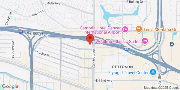 Map of 15235 E 38th Ave Aurora, CO 80011