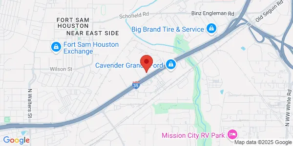 Map of 3453 N IN 35 Ste 110 San Antonio, TX 78219