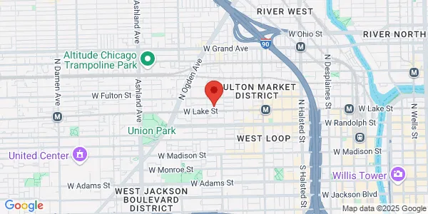 Map of 1230 W Lake St Chicago, IL 60607