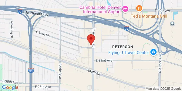 Map of 3449 Chambers Rd Ste B Aurora, CO 80011